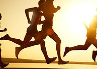 people running